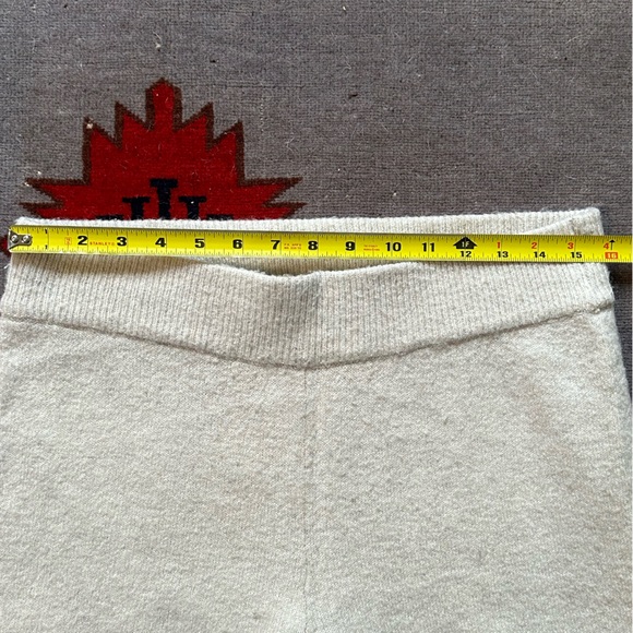 H&M Oatmeal Cloud Knit Wide Leg Lounge Pants - Picture 6 of 8